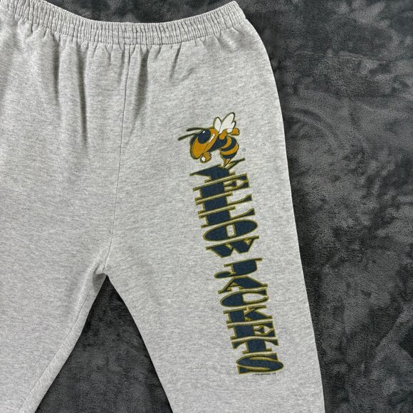 VTG 1992 Georgia Tech Yellow Jackets Sweatpants Adult L Trau & Loevner Made USA - Picture 2 of 9